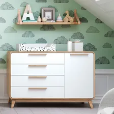 Prateleira Livros Para Quarto Mdf Parede 120 Cm Cor Branco Foto mini 2