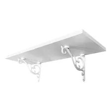 Prateleira Montefiorale Decor 80x25cm Mdf Colonial Provençal Cor Branco Foto mini 3