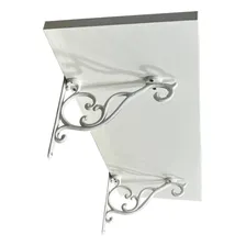 Prateleira Montefiorale Decor 80x25cm Mdf Colonial Provençal Cor Branco Foto mini 1