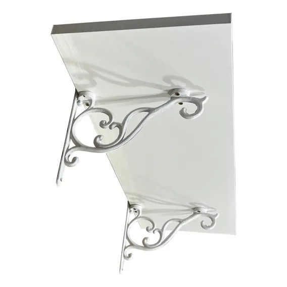 Prateleira Montefiorale Decor 80x25cm Mdf Colonial Provençal Cor Branco Foto 1