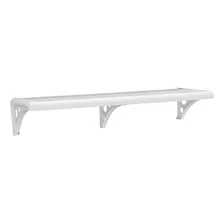 Prateleira Multiuso Com Suporte 100x30cm Pm3s/100 Astra Cor Branco Foto mini 1