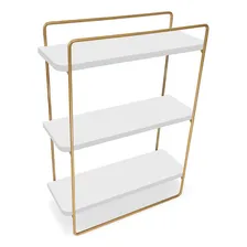 Prateleira Multiuso Corsari Dourado/branco Imediato Foto mini 1
