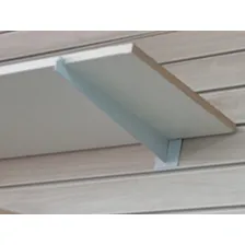 Prateleira Painel Canaletado 90x30 Kit 2 Peças Com Suportes Foto mini 4