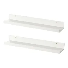 Prateleira Para Esmaltes Com Aba Jumbo Kit 2pç Cor Branco Foto  mini 1