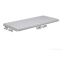 Prateleira suporte invisÃvel DiCarlo Suporte invisÃvel Suporte InvisÃvel branco mdf - 20cm e 1.5mm de espessura - suporta até 30kg Foto mini 2