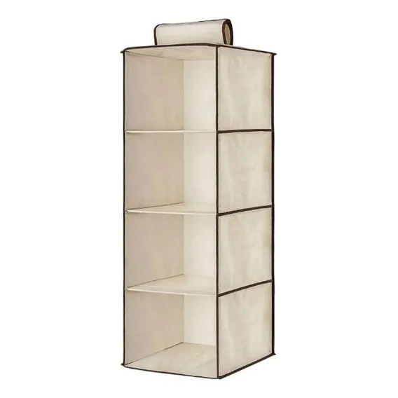 Prateleira Vertical Dobrável Organizador Multiuso 4 Nichos Foto 1