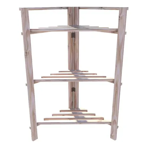 Prateleiras De Design Moderno Estante Canto De Cozinha Cor Bege Foto 1
