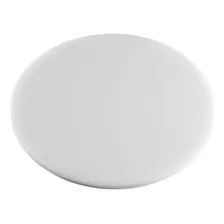 PrátiCOZ Redonda Lisa 40cm Tabua Placa Redonda para Corte Polietileno Pizza Cor Branco Lisa Foto mini 1
