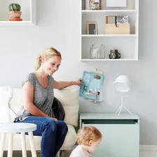 Pratileira Suporte 80cm Organizador Brinquedo Infantil Mdf Foto mini 3