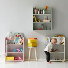 Pratileira Suporte 80cm Organizador Brinquedo Infantil Mdf Foto mini 2