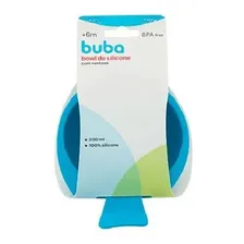 Pratinho Bowl De Silicone Com Ventosa Azul12638 Buba Foto mini 1
