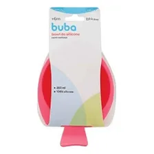 Pratinho Bowl De Silicone Com Ventosa Rosa 12637 Buba Liso Foto mini 1