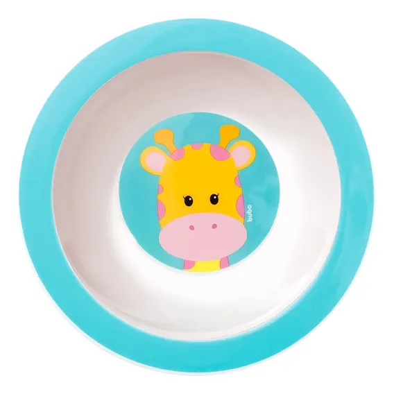 Pratinho Bowl Infantil 350ml Com Estampa Animal Fun Buba Foto 1