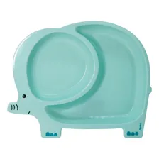 Pratinho Com Divis贸rias Elefante Azul Buba Foto mini 1