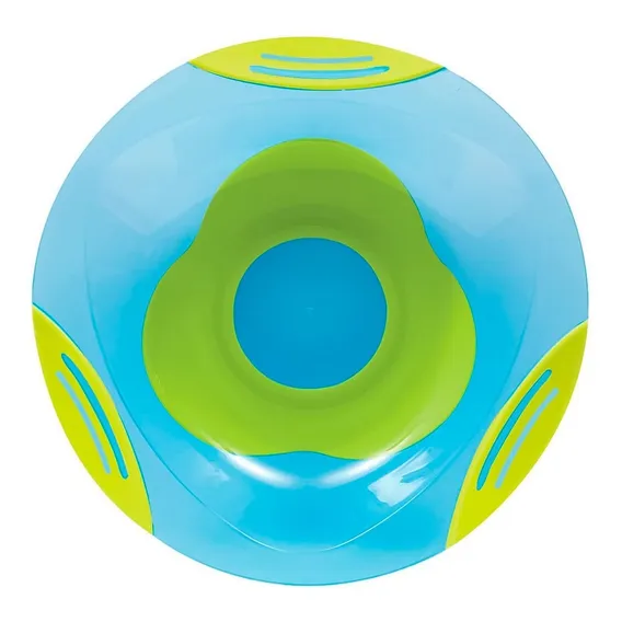Pratinho Fun Com Ventosa Azul 5809 - Buba Liso Personagem Prato Bowl Foto 1