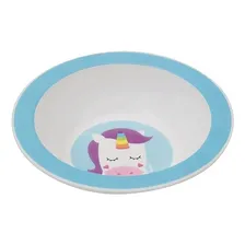 Pratinho Infantil Bowl Animal Fun Unicórnio 08980 Buba Foto mini  3