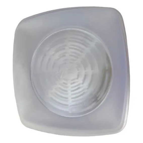 Prato Acrílico Resistente 15cm Transparente - Kit 20 Un Foto 1
