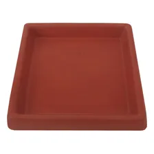 Prato Base Quadrado Para Vaso De Planta Em Polietileno 30 Cm Foto  mini 1