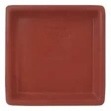 Prato Base Quadrado Para Vaso De Planta Em Polietileno 30 Cm Foto mini  2