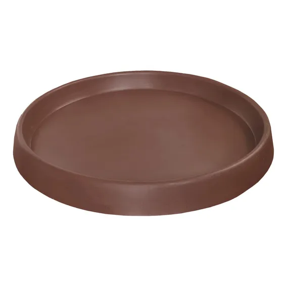 Prato Base Redondo Para Vaso De Planta Em Polietileno 35 Cm Foto 1
