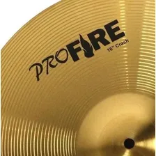 Prato Bateria Crash 16'' Pro Fire Alloy Prato De Ataque Foto mini 3