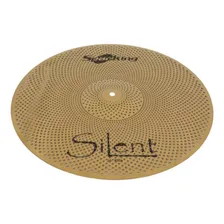 Prato Bateria Spanking Silent 20'' Ride Para Estudo - 378 Cor Bronze Foto mini  2