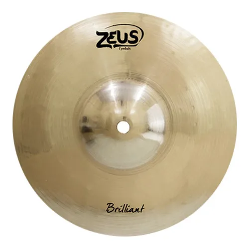 Prato Bateria Zeus Brilliant Splash 10 Liga B20 Zbs10 Bronze Foto 1