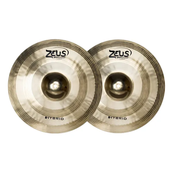 Prato Chimbal Hi-hat 14 Zeus Hybrid Zhhh14 Foto 1