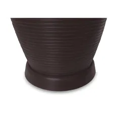 Prato Coletor Redondo De Polietileno Vaso D Planta 21 Cm Foto mini 3