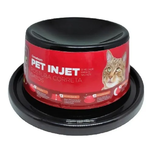 Prato Comedouro Elevado Ergon么mico Para Gatos Anti Formiga Foto 1