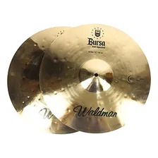 Prato De Bateria Hi-hat Chimbal 15 Pol. Bursa B20 Da Waldman Foto  mini 1