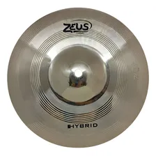 Prato De Bateria Zeus Hybrid B-20 Splash Zhs10 Prato Efeito Foto  mini 1