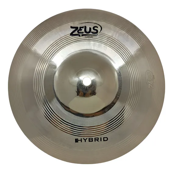 Prato De Bateria Zeus Hybrid B-20 Splash Zhs10 Prato Efeito Foto 1