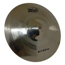 Prato De Bateria Zeus Hybrid B-20 Splash Zhs10 Prato Efeito Foto mini  2