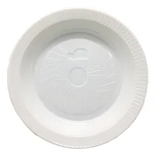Prato Descartável Ps Copoplast Fundo Branco 26cm 25x10 Foto mini 3