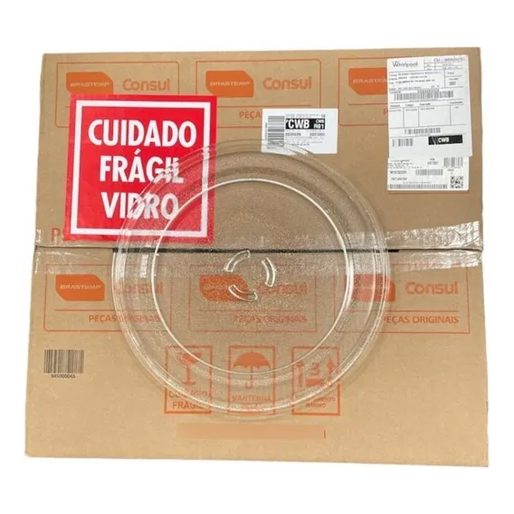 Prato Girat贸rio Forno Microondas Brastemp Bmo40 Bmo45 Gmt40 Foto 1