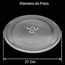 Prato Girat贸rio Para Microondas 27cm Foto mini 4