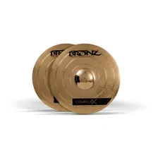 Prato Hi Hat Bronz Complex Hh 14 Polegadas Liga B20 Chimbal Foto  mini 1