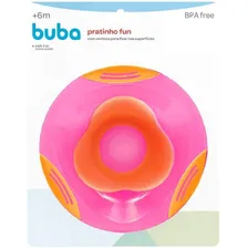 Prato Infantil Fun Com Ventosa Rosa 5810 Buba Foto mini 2