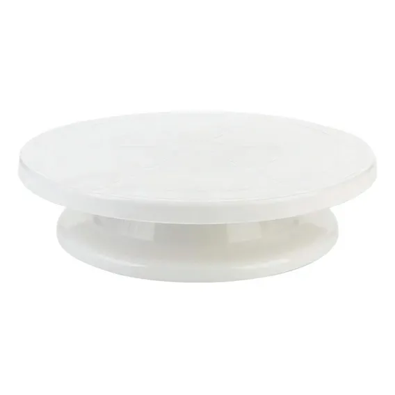 Prato Luxo Girat贸rio Suporte Bolo Bailarina Confeitar 27cm Foto 1