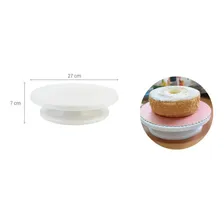 Prato Luxo Girat贸rio Suporte Bolo Bailarina Confeitar 27cm Foto mini 2