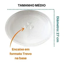 Prato Microondas Electrolux Mef28 Mef33 27cm Forte Foto mini 2