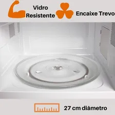 Prato Microondas Electrolux Mef28 Mef33 27cm Forte Foto mini 4