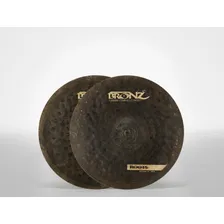 Prato Odery Bronz Hi Hat 15 Roots Series B20 Hh15 Chimbal Foto mini  2