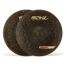 Prato Odery Bronz Hi Hat 15 Roots Series B20 Hh15 Chimbal Foto  mini 1
