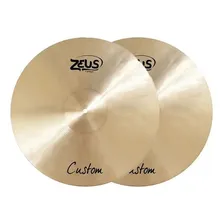 Prato Para Bateria Zeus Custom Chimbal Zchh14 Bronze B20 Foto mini 1