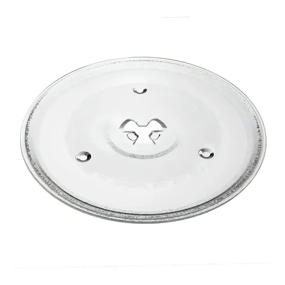 Prato Para Microondas Em Vidro 27cm Com 3 Trevos Foto 1