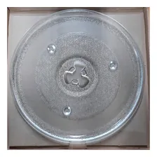 Prato Para Microondas Em Vidro 27cm Com 3 Trevos Foto mini  3