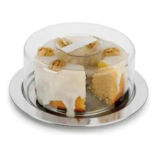 Prato Para Queijo Inox Vision 25 Cm Foto mini 4