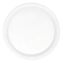 Prato Pratinho Em Plástico Branco T15 10un Foto mini 1